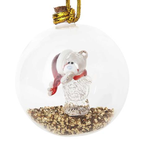 Me To You Bear Glass Snow Globe Bauble Extra Image 1